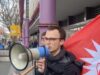 De Londres a Santiago, protestas del Comité por una Internacional de Trabajadores (CIT) en embajadas argentinas en defensa de los activistas de izquierda César Arakaki y Daniel Ruiz
