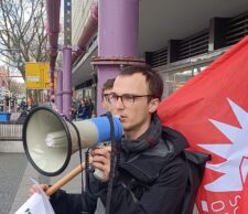 De Londres a Santiago, protestas del Comité por una Internacional de Trabajadores (CIT) en embajadas argentinas en defensa de los activistas de izquierda César Arakaki y Daniel Ruiz