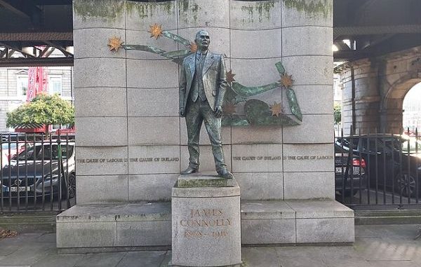 James_Connolly_Estatua en _Dublin