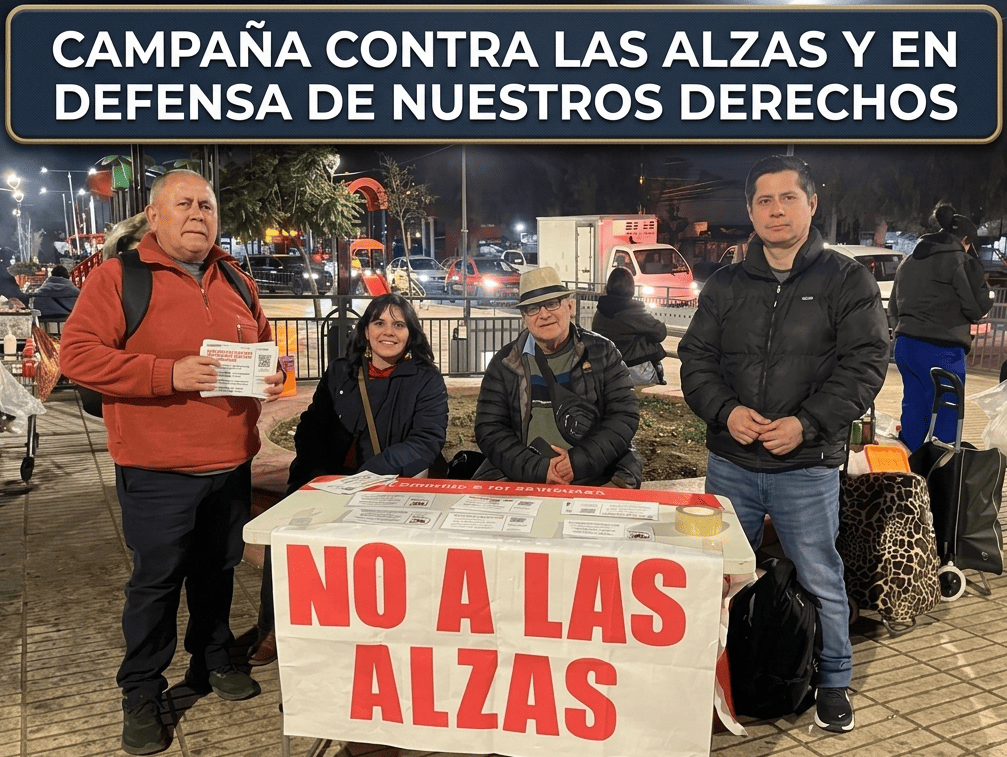 Campaña contra las alzas y en Defensa de nuestros derechos